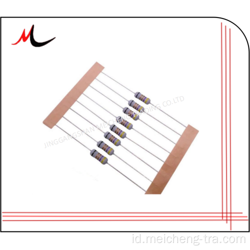 melalui lubang resistor film logam 1W 10R 1M